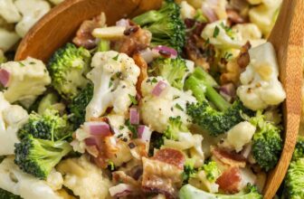 Broccoli Cauliflower Salad – Spend With Penn...