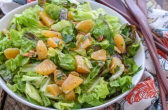 Orange Parsley Salad with White Balsamic French dr...