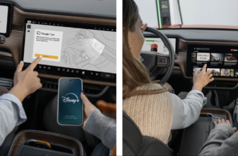 Rivian automotive dashboard screens now help YouTu...