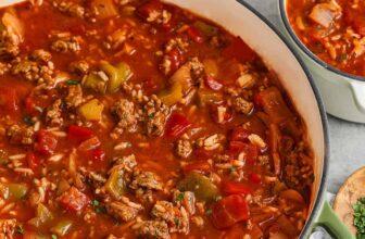 Stuffed Pepper Soup – Spend With Pennies