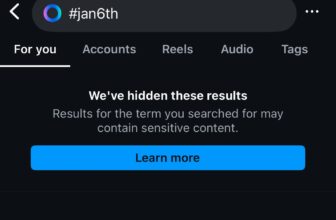Instagram blocked searches for #democrats and diff...