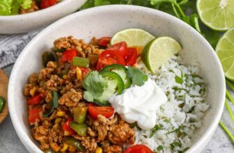 Turkey Burrito Rice Bowls – Spend With Penni...