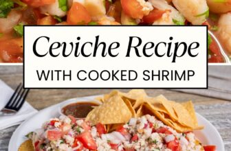 One of the best ceviche recipe (with cooked shrimp...