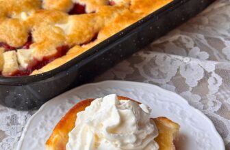 Cherry Cream Cheese Cobbler (Straightforward Desse...