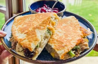 Thanksgiving Quesadilla – Barefeet within th...